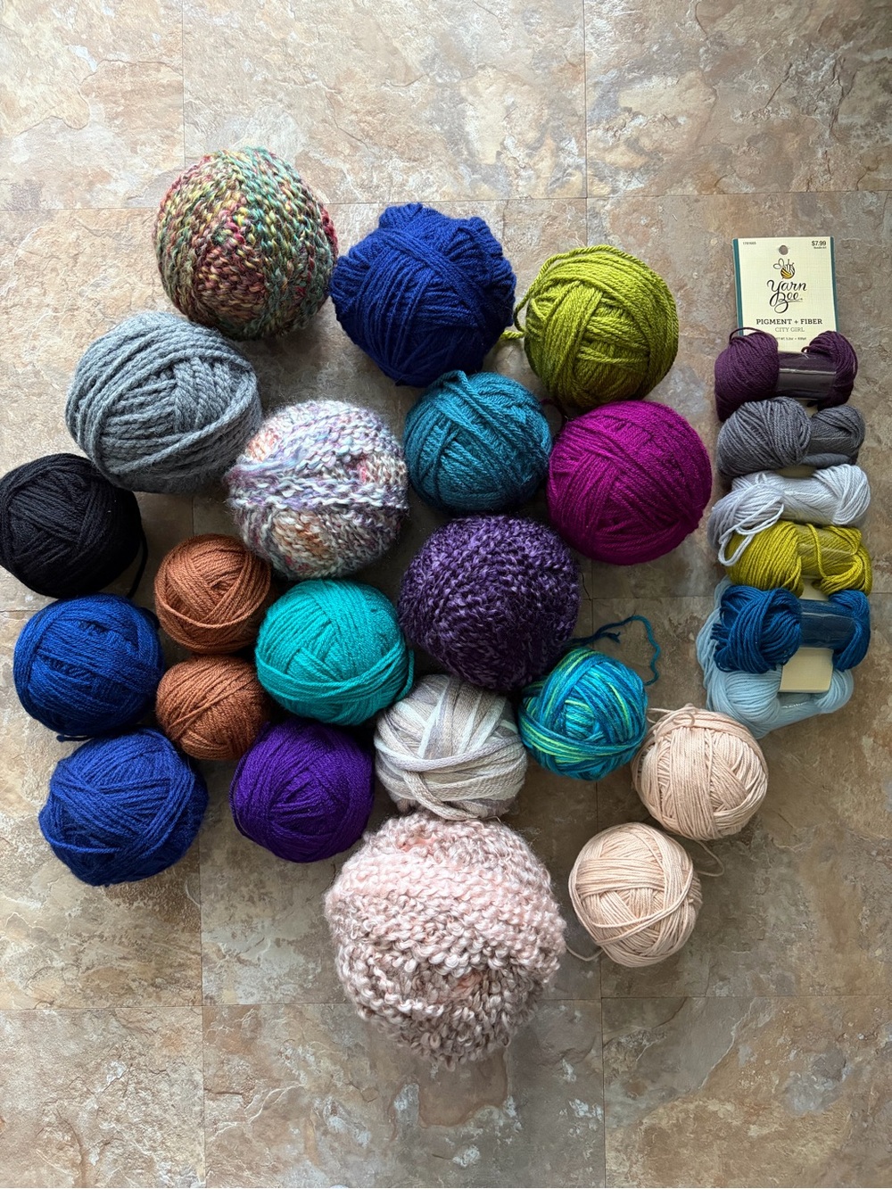 Mixed Yarn Bundle - Multi Color Assortment